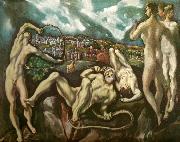 El Greco laocoon oil